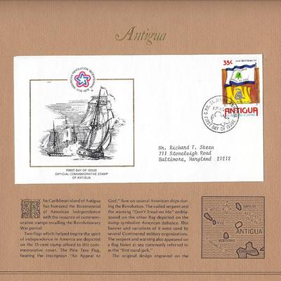Antigua - American Bicentennial Commemorative FDC