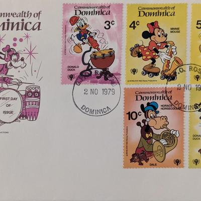 Dominica 1979 Disney Commemorative First Day Cover