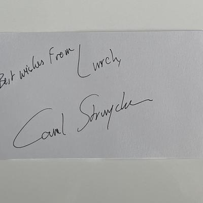 The Addams Family Carel Struycken original signature