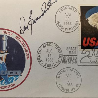 Daniel Brandenstein Signed NASA 25th Anniversary Challenger First Day Cover