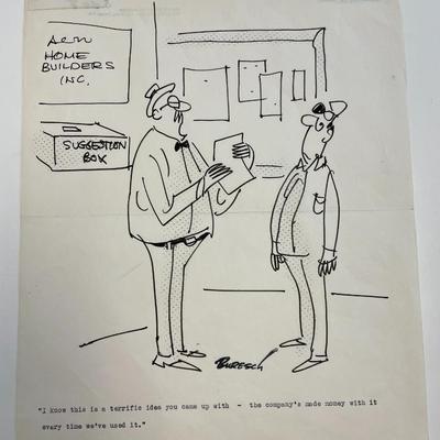 Joe Buresch Original Cartoon