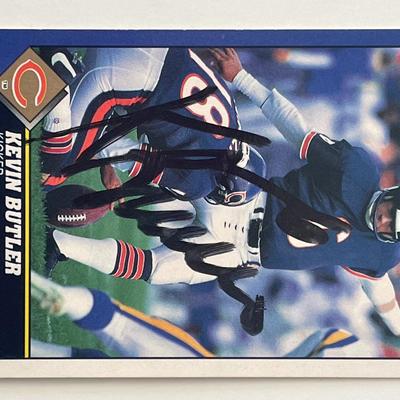 Chicago Bears Kevin Butler 1991 Score #29 signed trading card