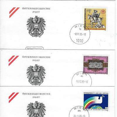 Austria First Day Covers