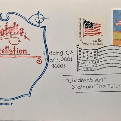 Philatelic Cancellation Children's Art First Day Cover