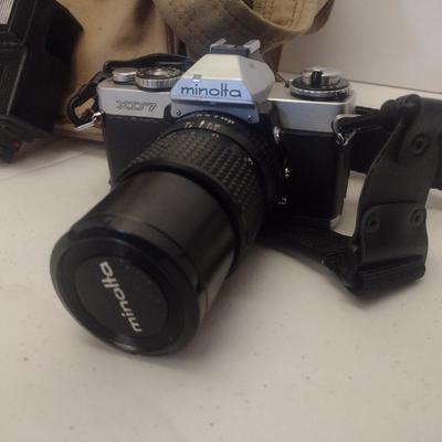 Minolta XD-7 35mm Camera with Carry Bag