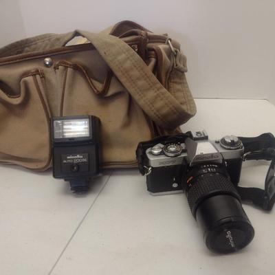 Minolta XD-7 35mm Camera with Carry Bag