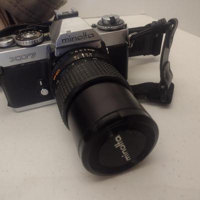 Minolta XD-7 35mm Camera with Carry Bag