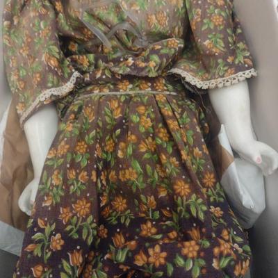 Louis Nichole Victorian Design Proclain Hand Painted Doll in Original Box