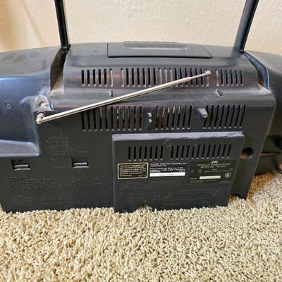 JVC 3-Disc CD Stereo System with Cassette, Radio & Remote