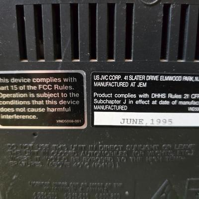 JVC 3-Disc CD Stereo System with Cassette, Radio & Remote