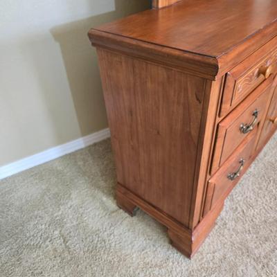 Heirloom Traditions Solid Wood Dresser with Mirror