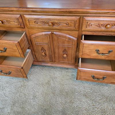 Heirloom Traditions Solid Wood Dresser with Mirror