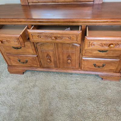 Heirloom Traditions Solid Wood Dresser with Mirror