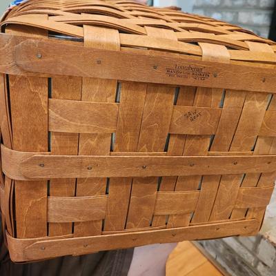 Longaberger Basket Picnic with Liner Protector Tray 2005