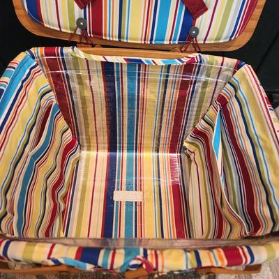 Longaberger Basket Picnic with Liner Protector Tray 2005
