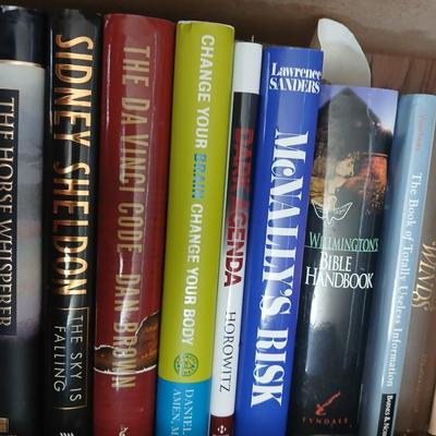 Large Mixed Book Lot – Fiction & Inspirational Titles