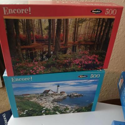 Lot of 8 Assorted Jigsaw Puzzles – 100 to 1000 Pieces - a few still sealed!