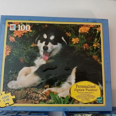 Lot of 8 Assorted Jigsaw Puzzles – 100 to 1000 Pieces - a few still sealed!