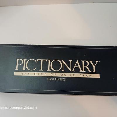 Vintage Board Games Lot – Pictionary, Monopoly, LIFE & More