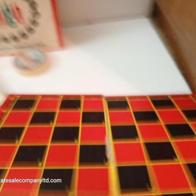 Vintage Games & Puzzles Lot – Dominoes, Bingo, Cribbage & More