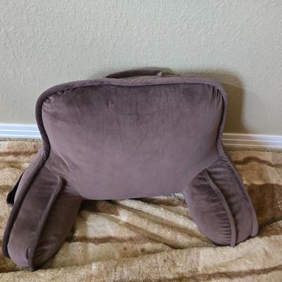 Cozy Backrest Pillow & Plush Throw Blanket Set