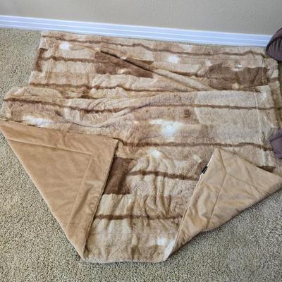 Cozy Backrest Pillow & Plush Throw Blanket Set