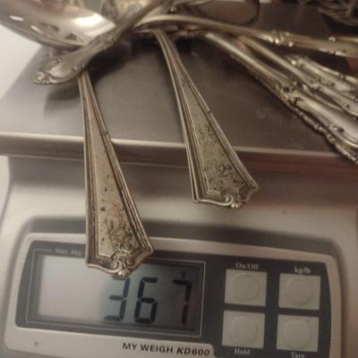 Sterling Silver Flatware 367 grams
