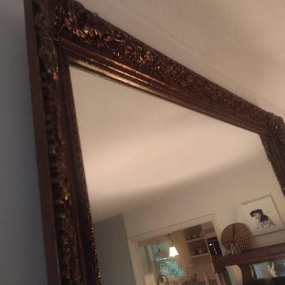 Large Framed Wall Mirror