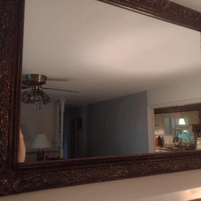Large Framed Wall Mirror