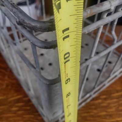 Vintage Mayfield Dairy Metal Milk Bottle Crate