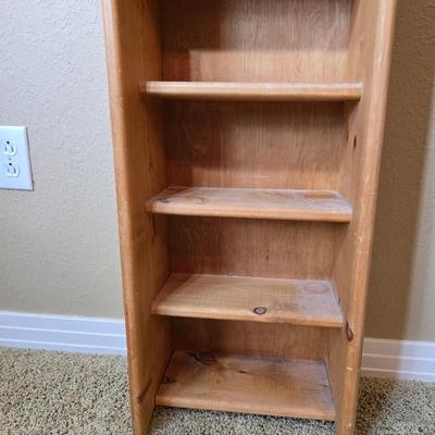 Country Cottage Pine Shelf Set – Wall Cabinet & Standing Shelf