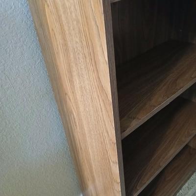 Mid-Century Laminate Bookshelf – 3 Shelves