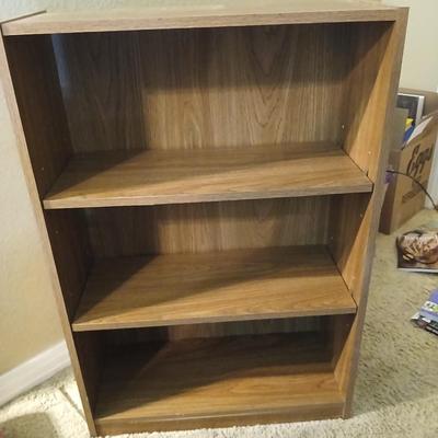 Mid-Century Laminate Bookshelf – 3 Shelves