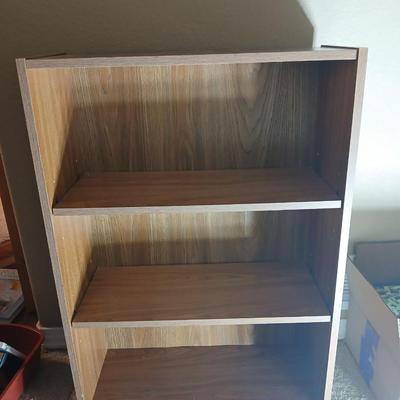 Mid-Century Laminate Bookshelf – 3 Shelves