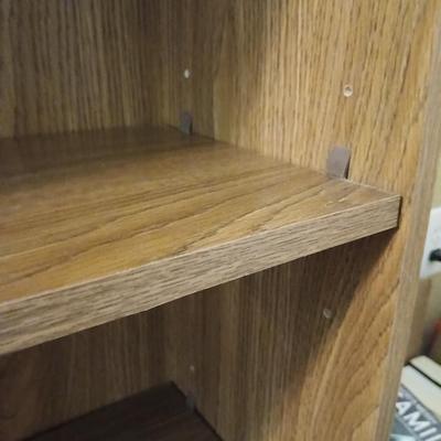 Mid-Century Laminate Bookshelf – 3 Shelves