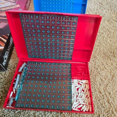 Vintage Board Game Lot – Scrabble, Backgammon & Battleship