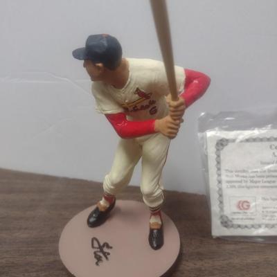 Gartlan Stan Musial Small No. 67 Baseball Figurine with Box and COA