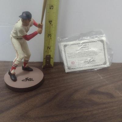 Gartlan Stan Musial Small No. 67 Baseball Figurine with Box and COA