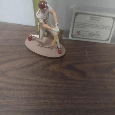 Gartlan Mike Schmidt Small No. 452 Baseball Figurine with Box and COA