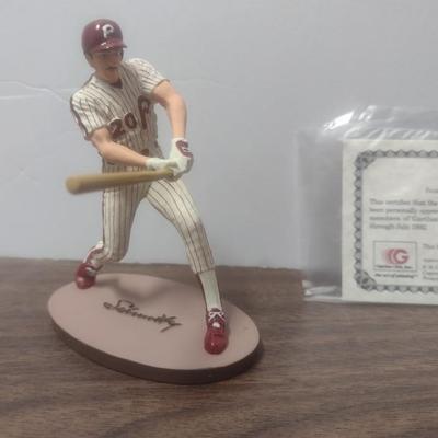 Gartlan Mike Schmidt Small No. 452 Baseball Figurine with Box and COA