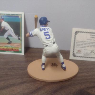 Gartlan George Brett Small No. Club 181 Baseball Figurine with Box and COA