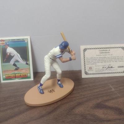 Gartlan George Brett Small No. Club 181 Baseball Figurine with Box and COA
