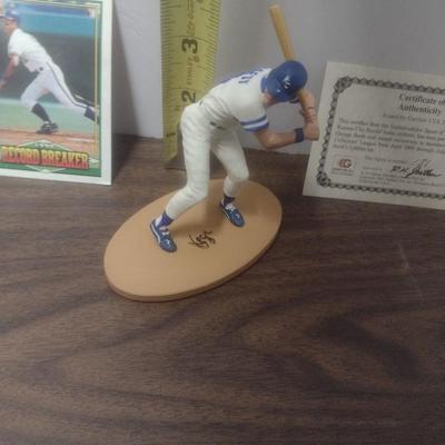 Gartlan George Brett Small No. Club 181 Baseball Figurine with Box and COA
