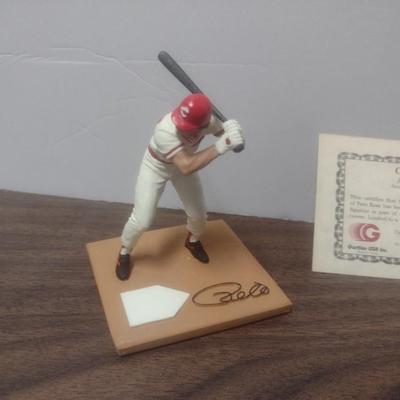 Gartlan Pete Rose Small No. 1256 Baseball Figurine with Box and COA