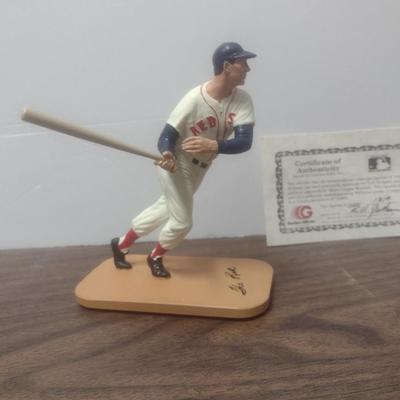 Gartlan Ted Williams 'The Kid' Small No. 1319 Baseball Figurine with Box and COA