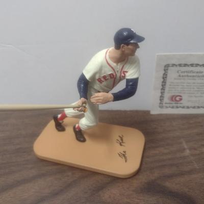 Gartlan Ted Williams 'The Kid' Small No. 1327 Baseball Figurine with Box and COA