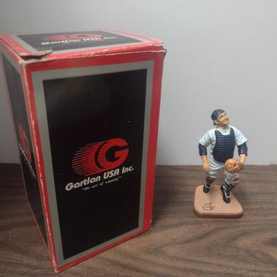 Gartlan Yogi Berra Small No. 1108 Baseball Figurine with Box and COA