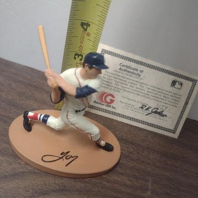 Gartlan Carl Yazstremski Small No. 1173 Baseball Figurine with Box and COA