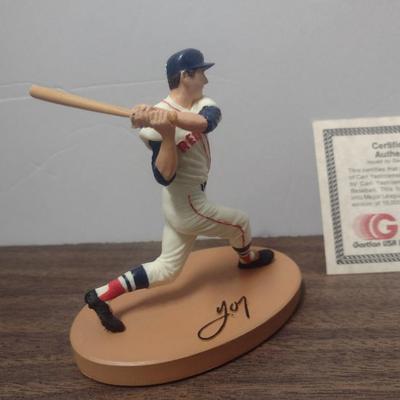 Gartlan Carl Yazstremski Small No. 1173 Baseball Figurine with Box and COA