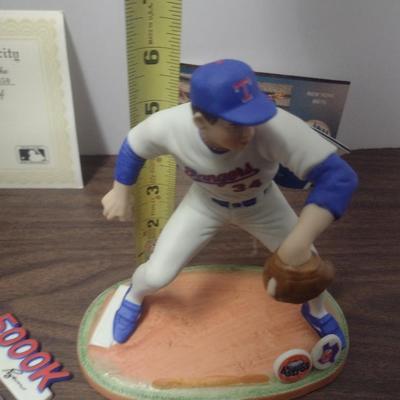 Sports Impressions Nolan Ryan 5000 Strikeouts Baseball Figurine with Box and COA